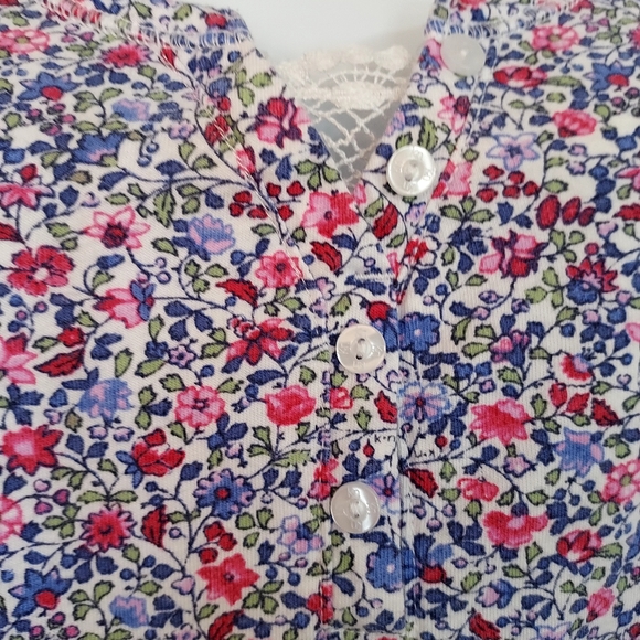 Karen Neubuther Small Flower Print Night Gown. Size M - Picture 3 of 9